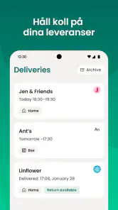 Budbee screenshot