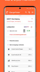 ChargeFinder: Ladda din elbil screenshot