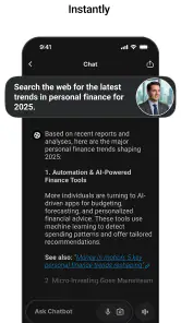 Chatbot App – AI-assistent screenshot