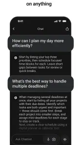 Chatbot App – AI-assistent screenshot