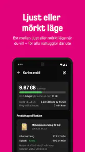 Comviq screenshot