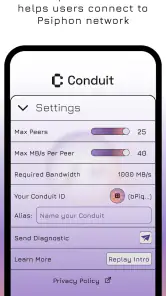 Conduit screenshot