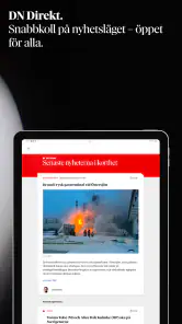 Dagens Nyheter screenshot