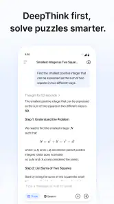 DeepSeek - AI-assistent screenshot