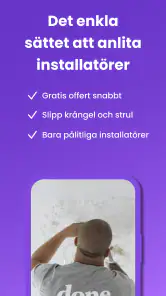 Done – din installatör screenshot