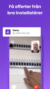 Done – din installatör screenshot