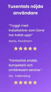 Done – din installatör screenshot