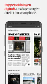 e-DN - den digitala tidningen  screenshot