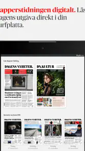 e-DN - den digitala tidningen  screenshot