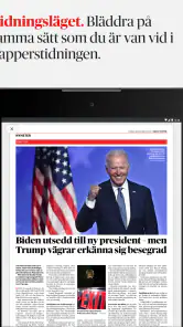 e-DN - den digitala tidningen  screenshot