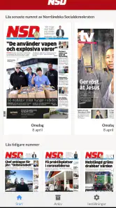 E-tidning NSD screenshot