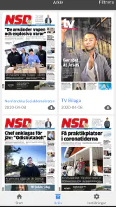 E-tidning NSD screenshot