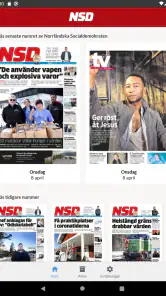 E-tidning NSD screenshot