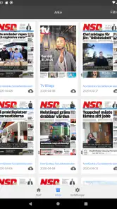 E-tidning NSD screenshot