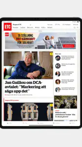 ETC-tidningarna screenshot