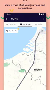 Interrail Rail Planner screenshot