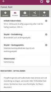 Farliga ämnen screenshot