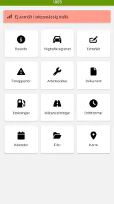 Fordonskontroll screenshot