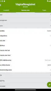 Fordonskontroll screenshot