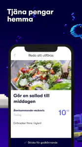Gimi - Veckopeng i mobilen screenshot