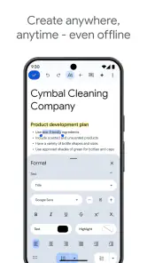 Google Dokument screenshot