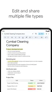 Google Dokument screenshot