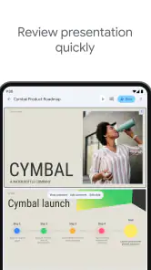 Google Presentationer screenshot