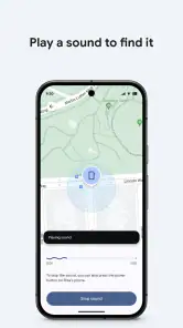 Googles Find Hub screenshot