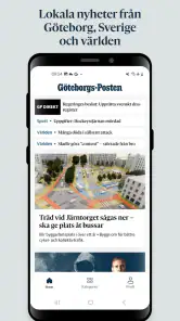 Göteborgs-Posten screenshot
