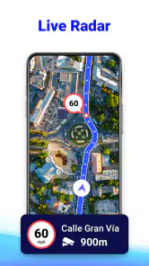 GPS-ruttplanerare: Radarkarta screenshot