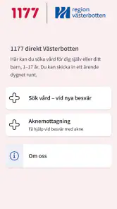 Hälsa och vård i Västerbotten screenshot
