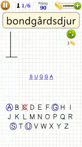 Hänga gubbe - Ordspel screenshot