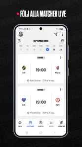 HockeyAllsvenskan screenshot