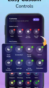 iOS Kontrollcenter - Panel screenshot