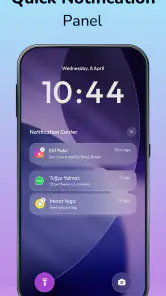 iOS Kontrollcenter - Panel screenshot