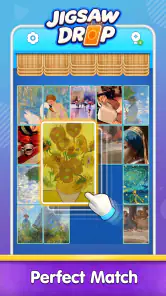 Jigsaw Drop: Solitaire Puzzle screenshot