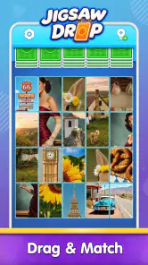 Jigsaw Drop: Solitaire Puzzle screenshot