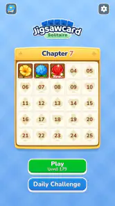 Jigsawcard Solitaire Puzzle screenshot