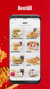 KFC Sweden screenshot