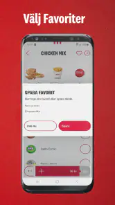 KFC Sweden screenshot
