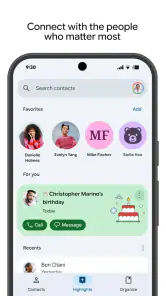 Kontakter screenshot
