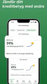 Kreddy - se ditt kreditbetyg screenshot