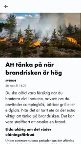 Krisinformation.se screenshot