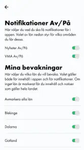 Krisinformation.se screenshot