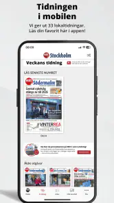 Lokaltidningen Mitt i screenshot