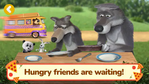 Masha och Björnen: Pizza screenshot