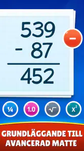 Matte spel: addera, subtrahera screenshot