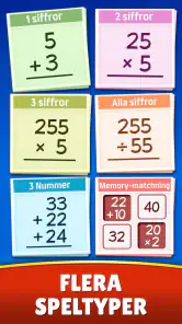 Matte spel: addera, subtrahera screenshot
