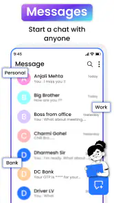 Messenger: SMS Home Launcher screenshot
