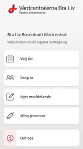Min vård Region Jönköpings län screenshot
